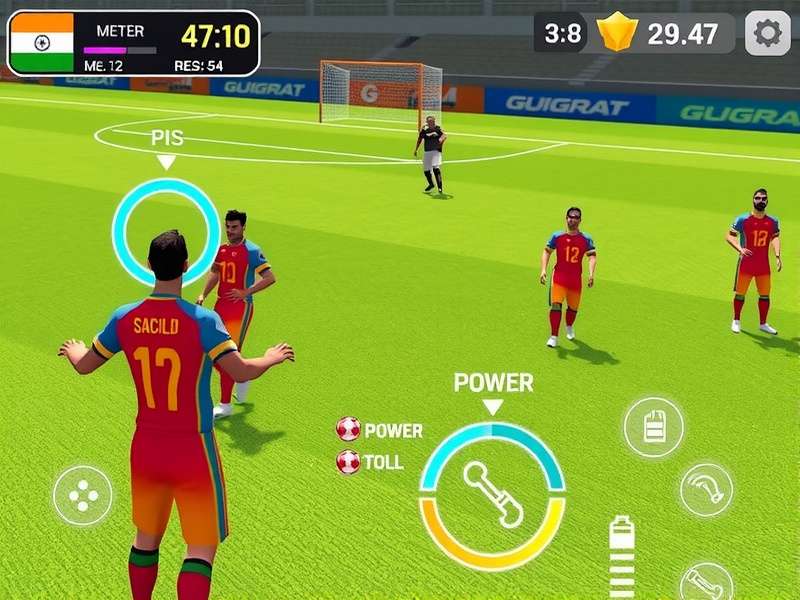 Indian players sharing strategies in Gujarat Soccer Stars community forum